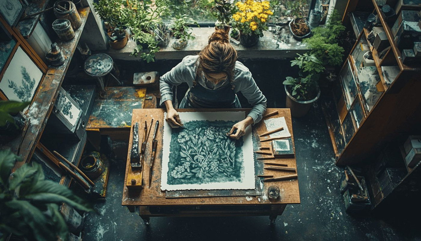 Exploration des tendances actuelles dans l'art des estampes et œuvres uniques